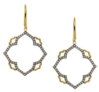 CZ Open Abstract Earring