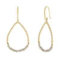 Beaded Teardrop Earring