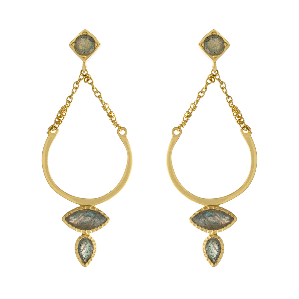 Geometric Drop Earring