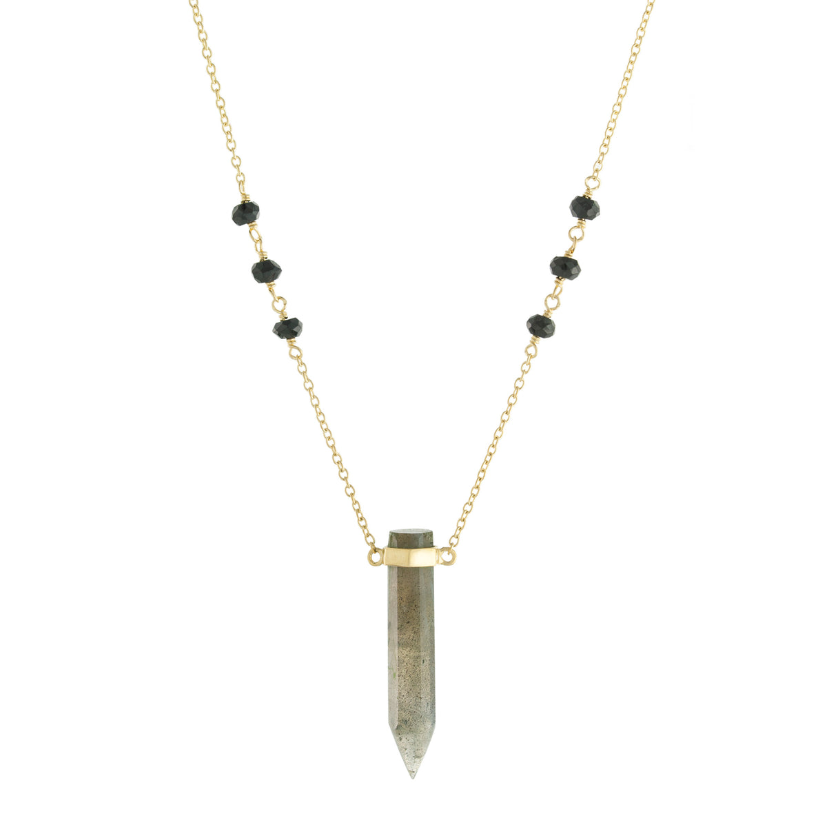 Beaded Prism Necklace