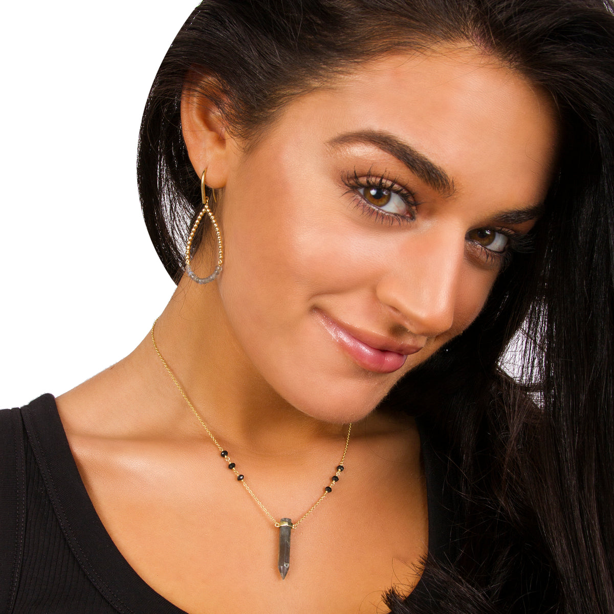 Beaded Prism Necklace