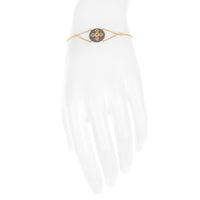 Modern Round Cross Chain Bracelet