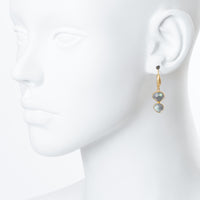 Labradorite Abstract Drop Earring