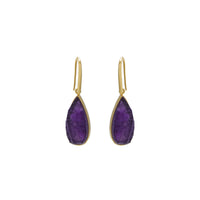 Amethyst Teardrop Earring