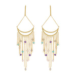 Multi Chain Drop Earring
