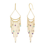 Multi Chain Drop Earring