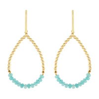 Beaded Teardrop Earring