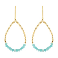 Beaded Teardrop Earring