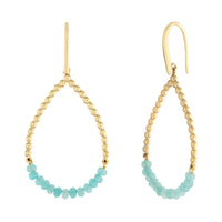 Beaded Teardrop Earring