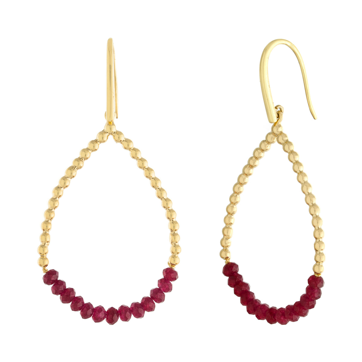 Beaded Teardrop Earring