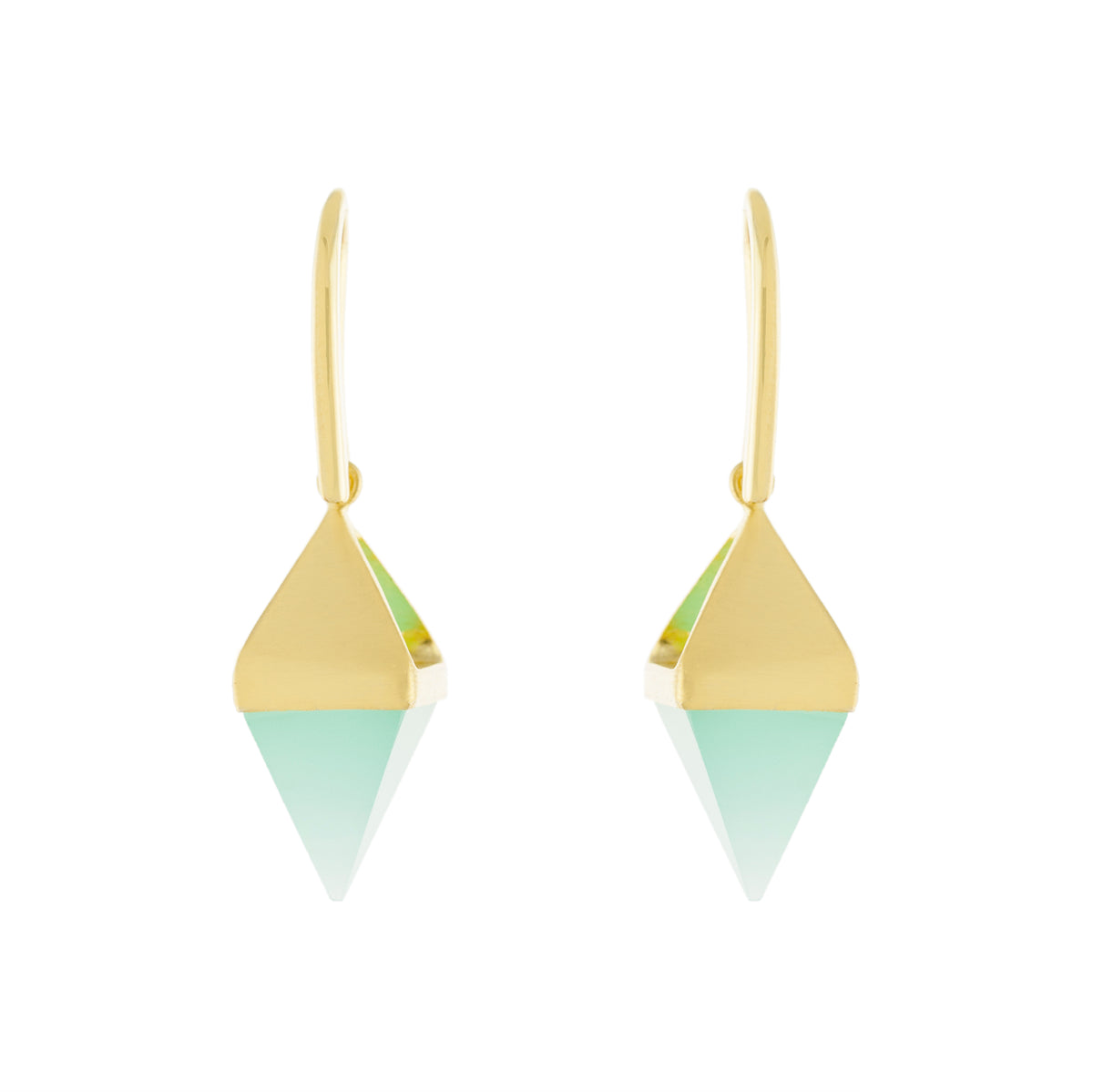 Pyramid Drop Earring