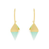 Pyramid Drop Earring
