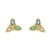 Triple Stone Stud