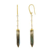 Labradorite & Pearl Prism Drop Earring
