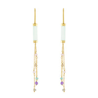 Prism Chain Drop Earring