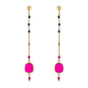 Faceted Bead Drop Earring