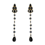 Black Dangle Earring