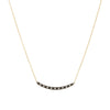 Modern Bezel Curved Bar Necklace