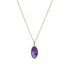 Oval Amethyst Necklace