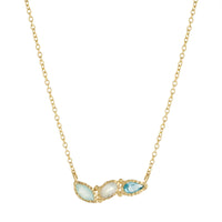 Triple Stone Necklace