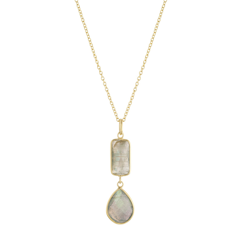 Square / Teardrop Necklace