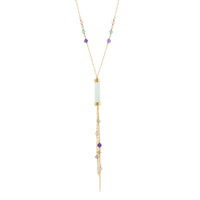 Prism Chain Drop Necklace