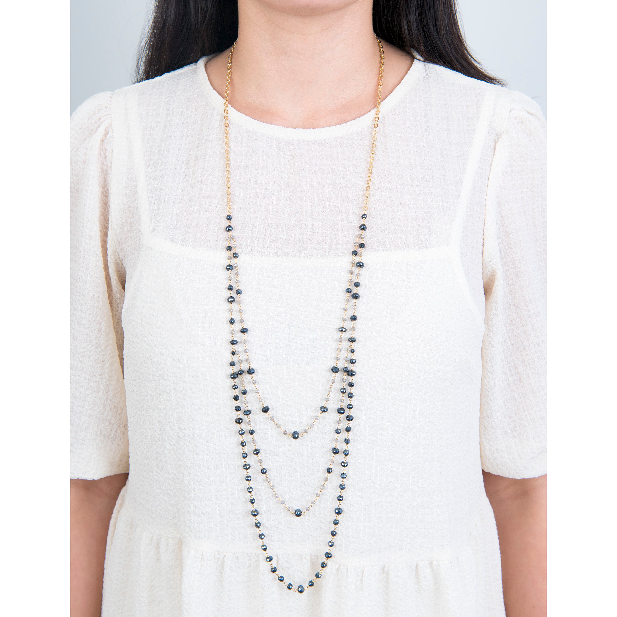 Labradorite Multi Strand Necklace – Joey J. Jewelry