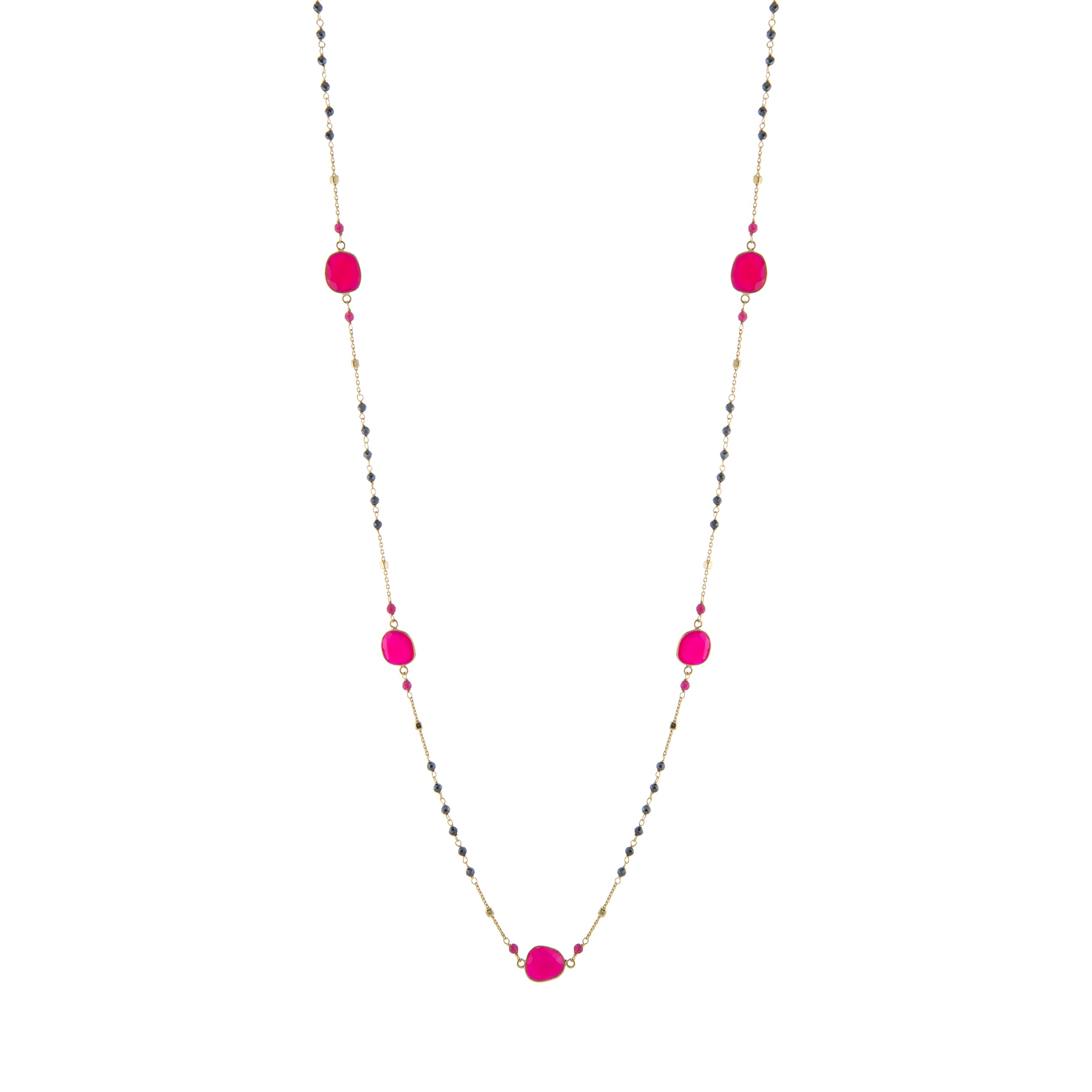 JieDa - MIX STONE NECKLACE/ネックレス | NapsNote