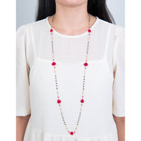 Red Single Strand Necklace