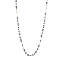 Gray Labradorite Beaded Necklace