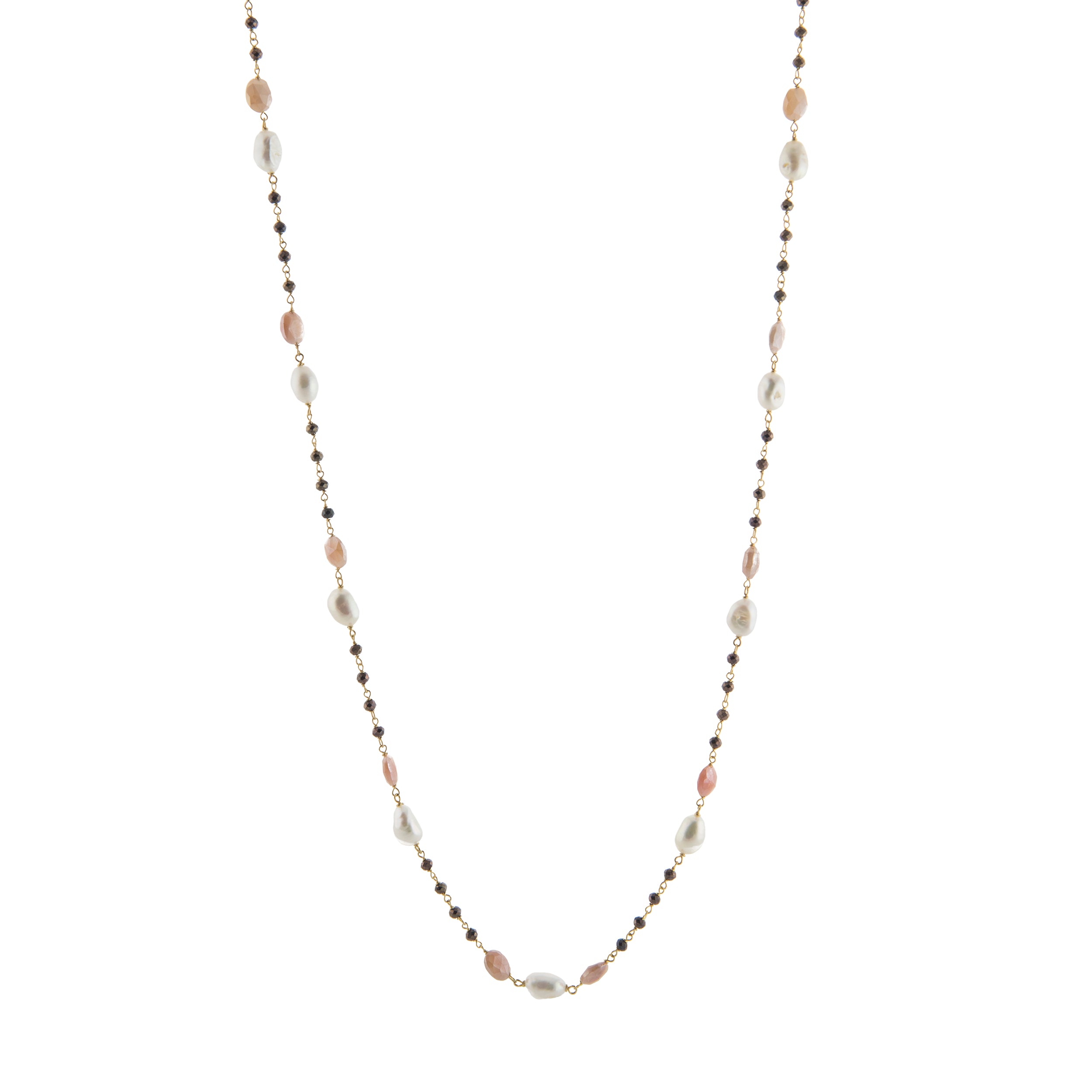 Beaded Pink Strand Necklace – Joey J. Jewelry