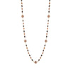 Brown & Pink Beaded Necklace