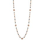 Brown & Pink Beaded Necklace