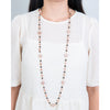Brown & Pink Beaded Necklace