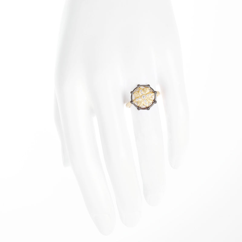 CZ Flower Ring