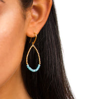 Beaded Teardrop Earring